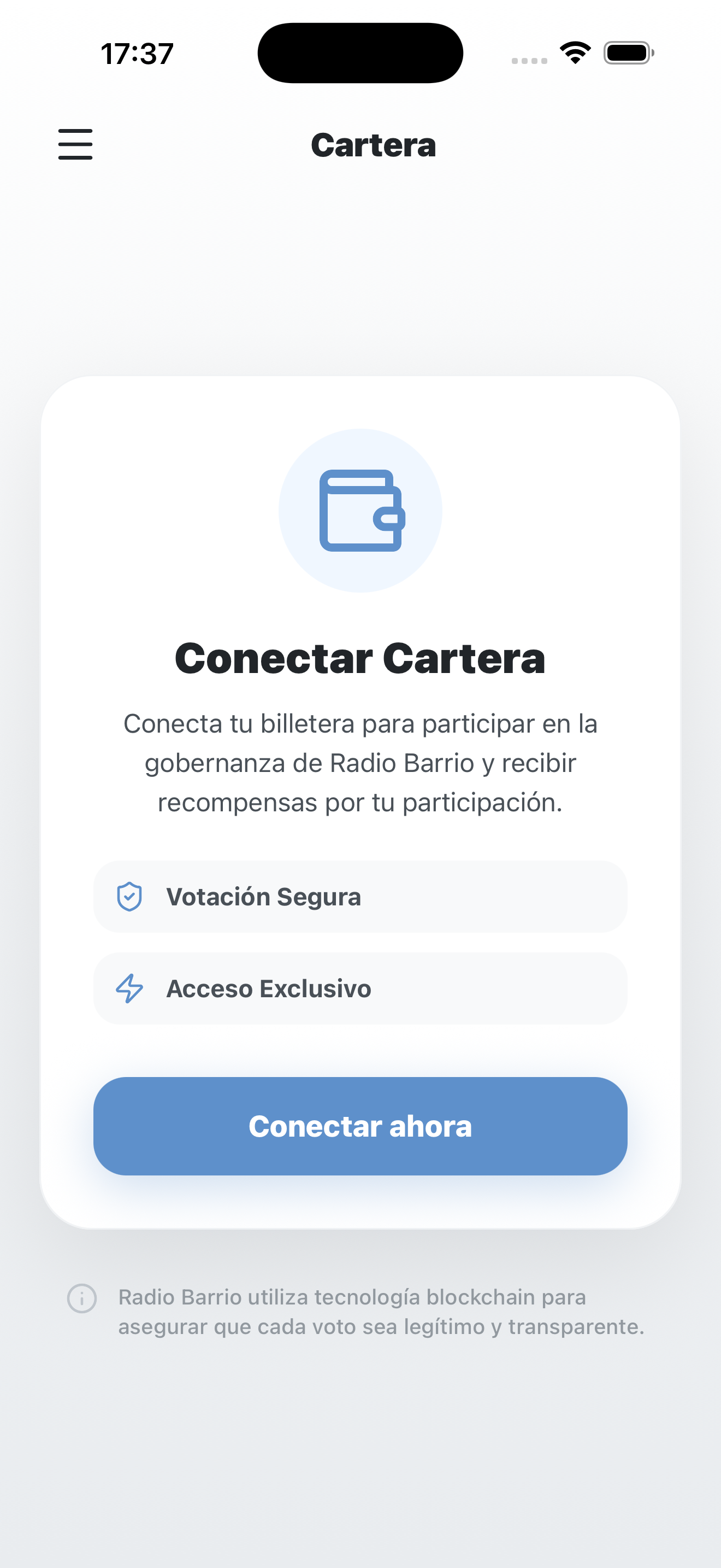Radio DAO App Mockup 4